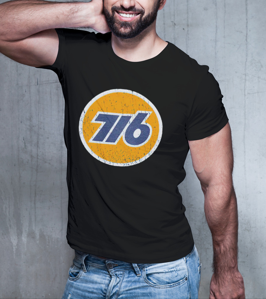 Pumped Up 716 Retro Sports Number Circle T-Shirt