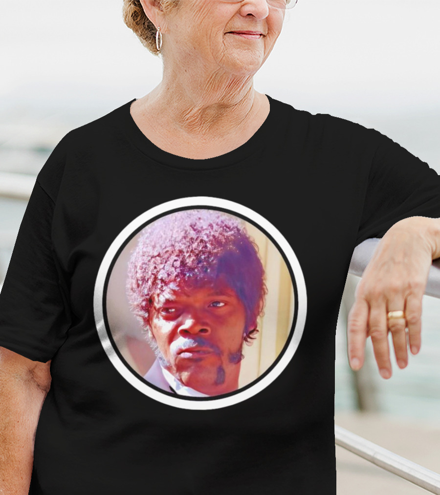 Jules Winnfield Iconic Look Pulp Fiction Samuel L Jackson Photo T-Shirt