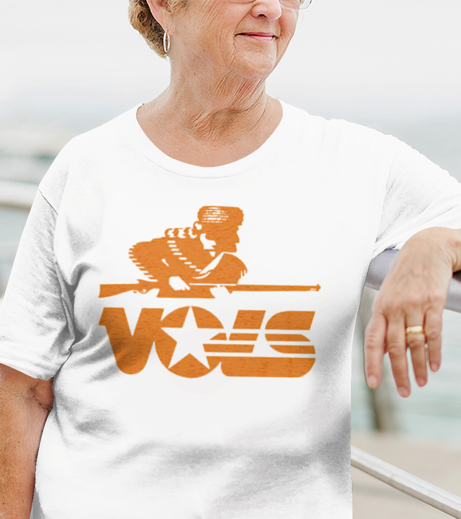 Tennessee Vols Vintage Rifle Star Retro T-Shirt