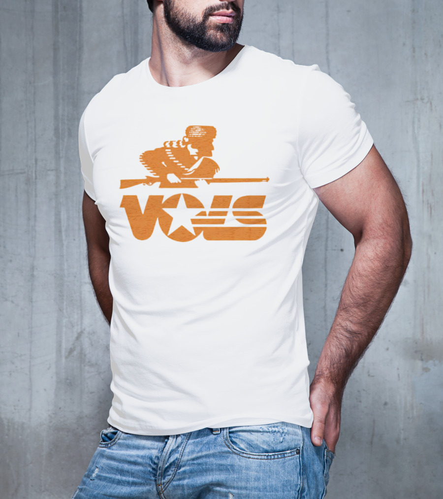 Tennessee Vols Vintage Rifle Star Retro T-Shirt