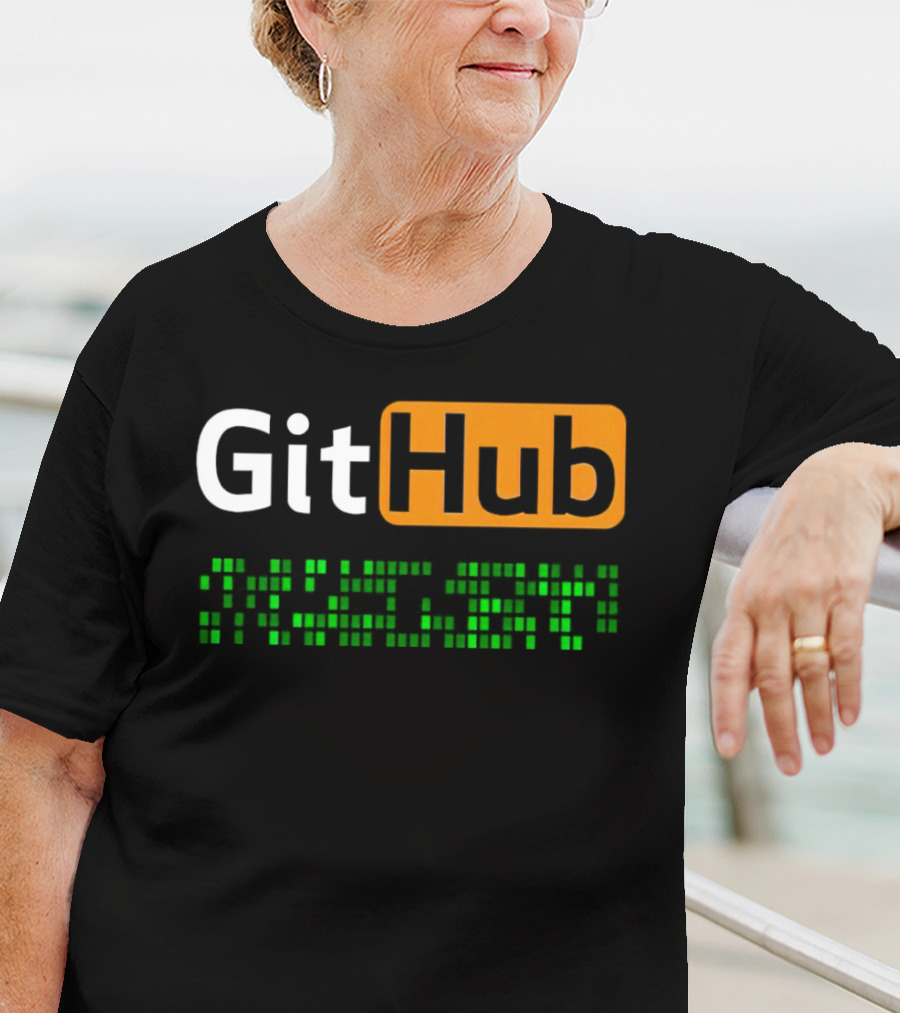 GitHub Code Contribution Squares T-Shirt