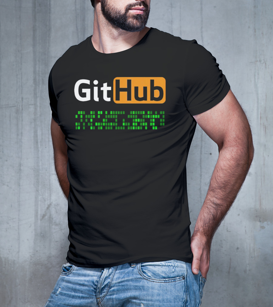 GitHub Code Contribution Squares T-Shirt