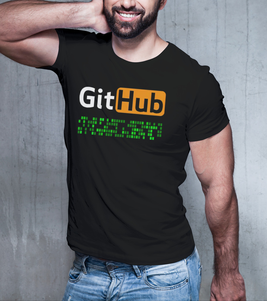 GitHub Code Contribution Squares T-Shirt