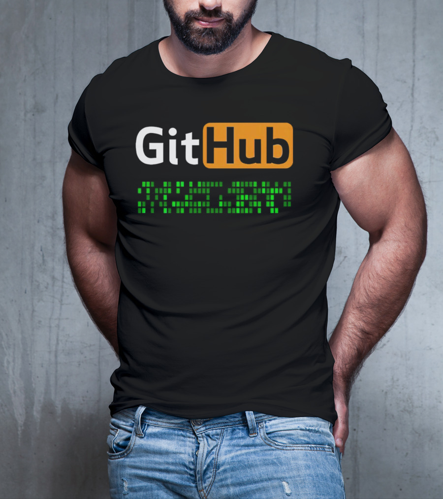GitHub Code Contribution Squares T-Shirt