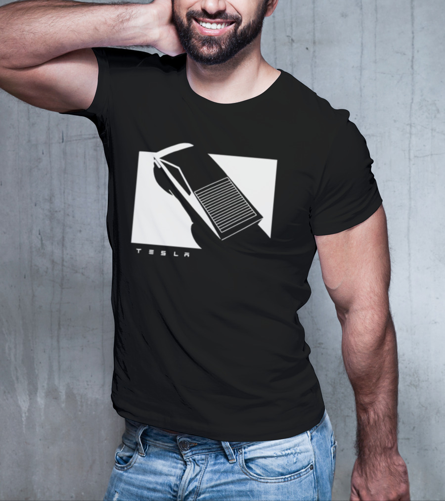 Tesla Cybertruck Monochrome Concept T-Shirt