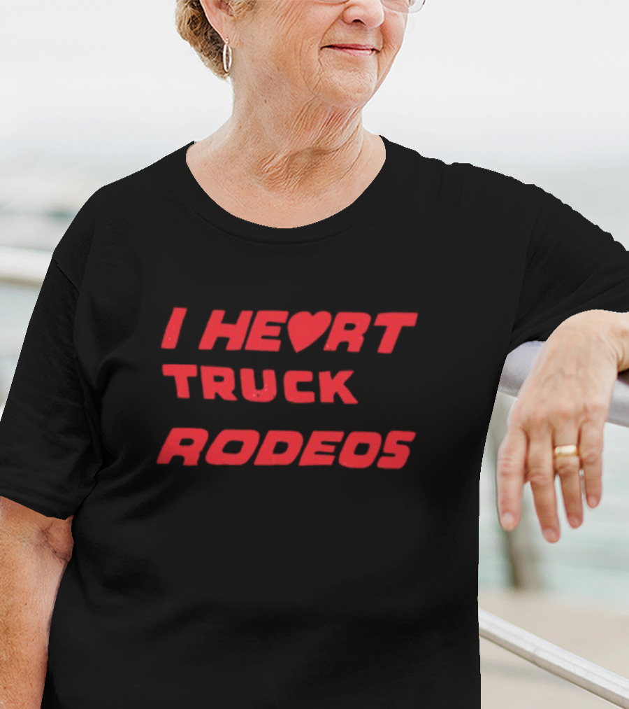 Midnight Rider I Heart Truck Rodeos Truck T-Shirt