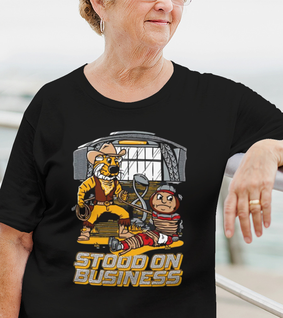 Stood On Business Mizzou Tiger Enforcer With Captive Buckeye T-Shirt