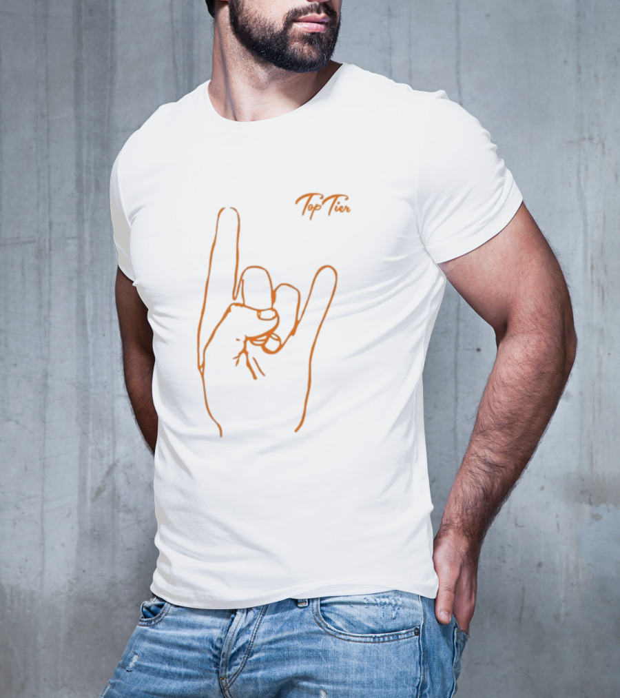 Top Tier Texas Hand Gesture Line T-Shirt