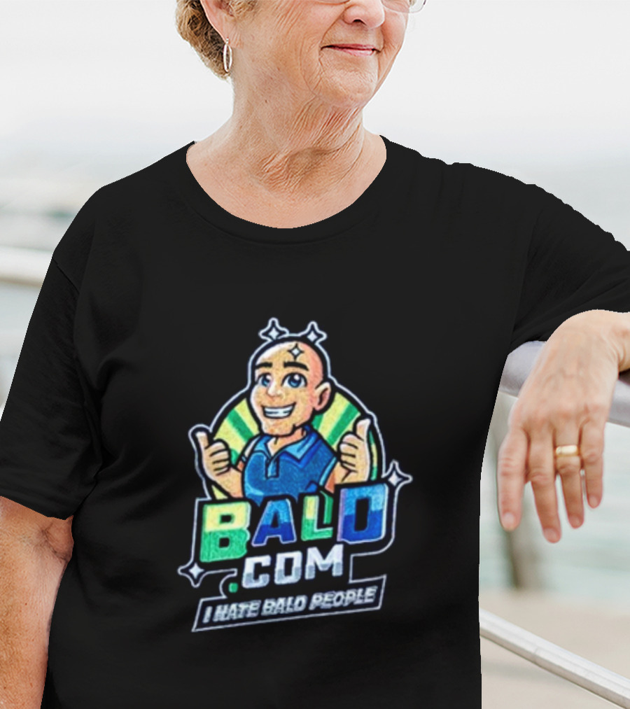 Cold Ones The Bald Bald.com I Hate Bald People T-Shirt