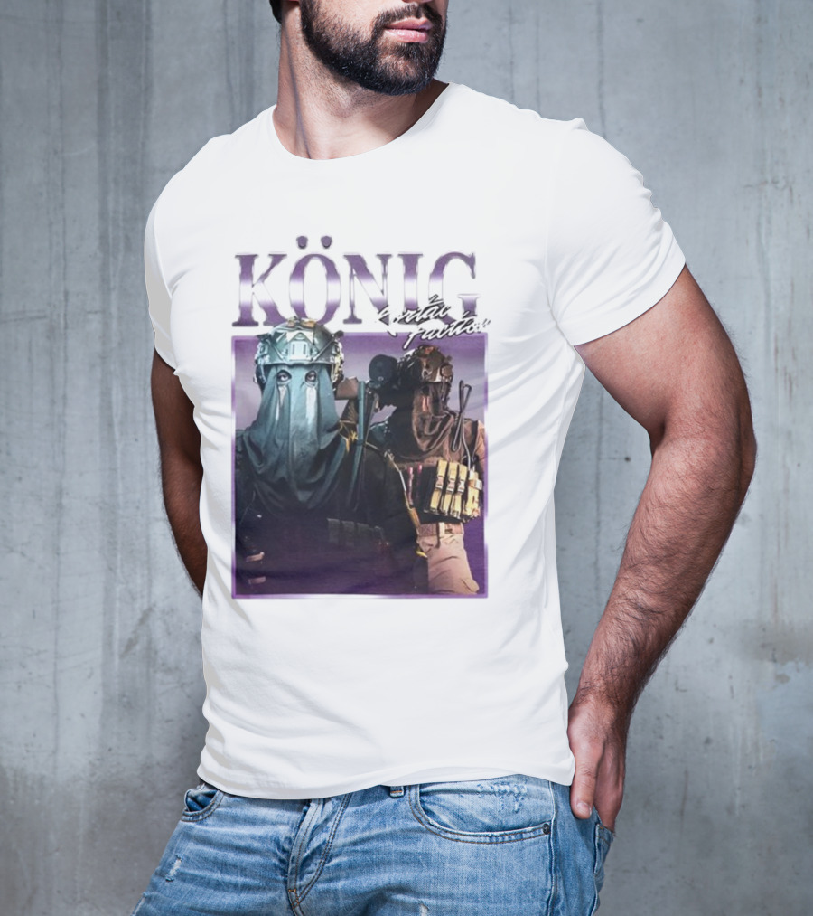 König Kortac Faction Masked Figures With Tactical Gear T-Shirt