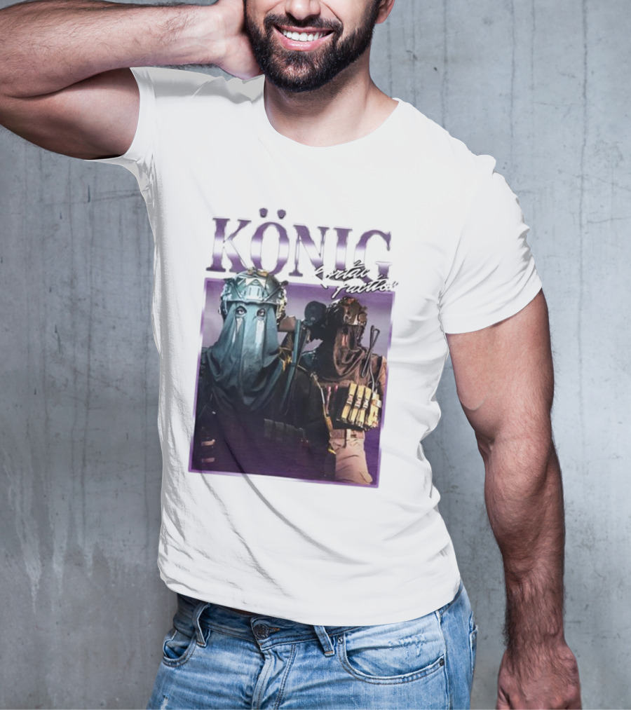 König Kortac Faction Masked Figures With Tactical Gear T-Shirt