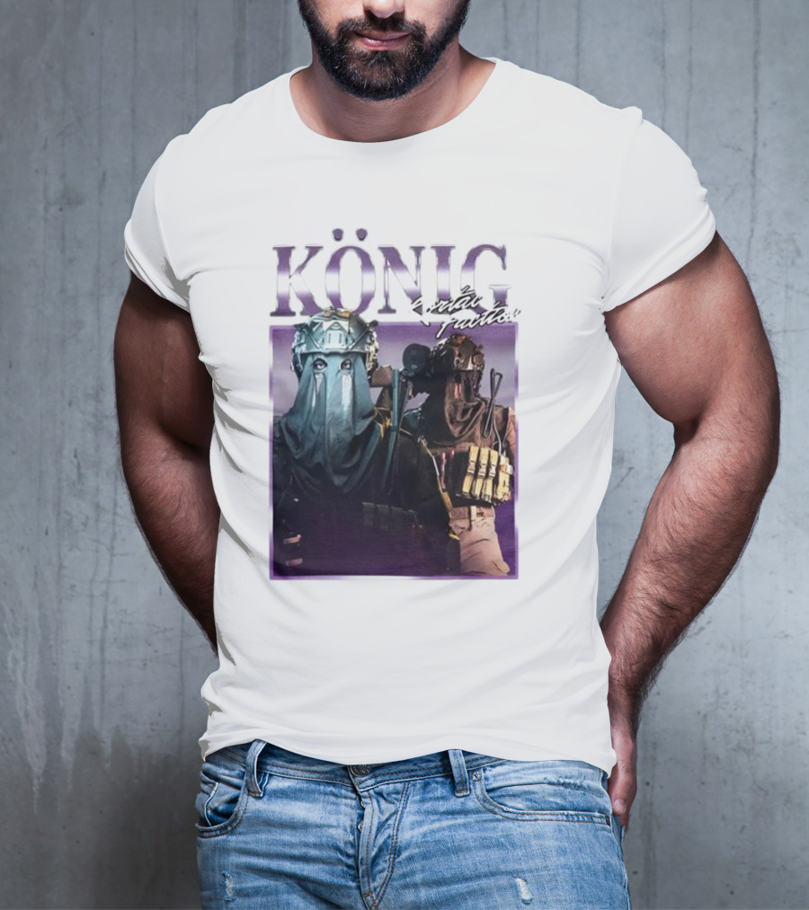 König Kortac Faction Masked Figures With Tactical Gear T-Shirt