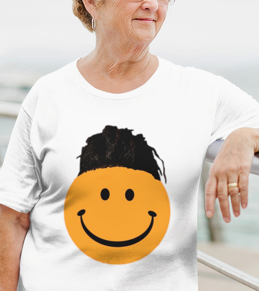 Smiling Face Have A Nice Game Emoji With Hair T-Shirt