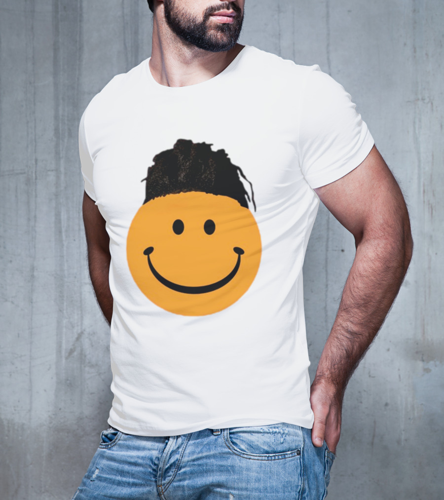 Smiling Face Have A Nice Game Emoji With Hair T-Shirt