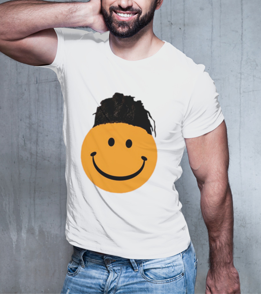 Smiling Face Have A Nice Game Emoji With Hair T-Shirt