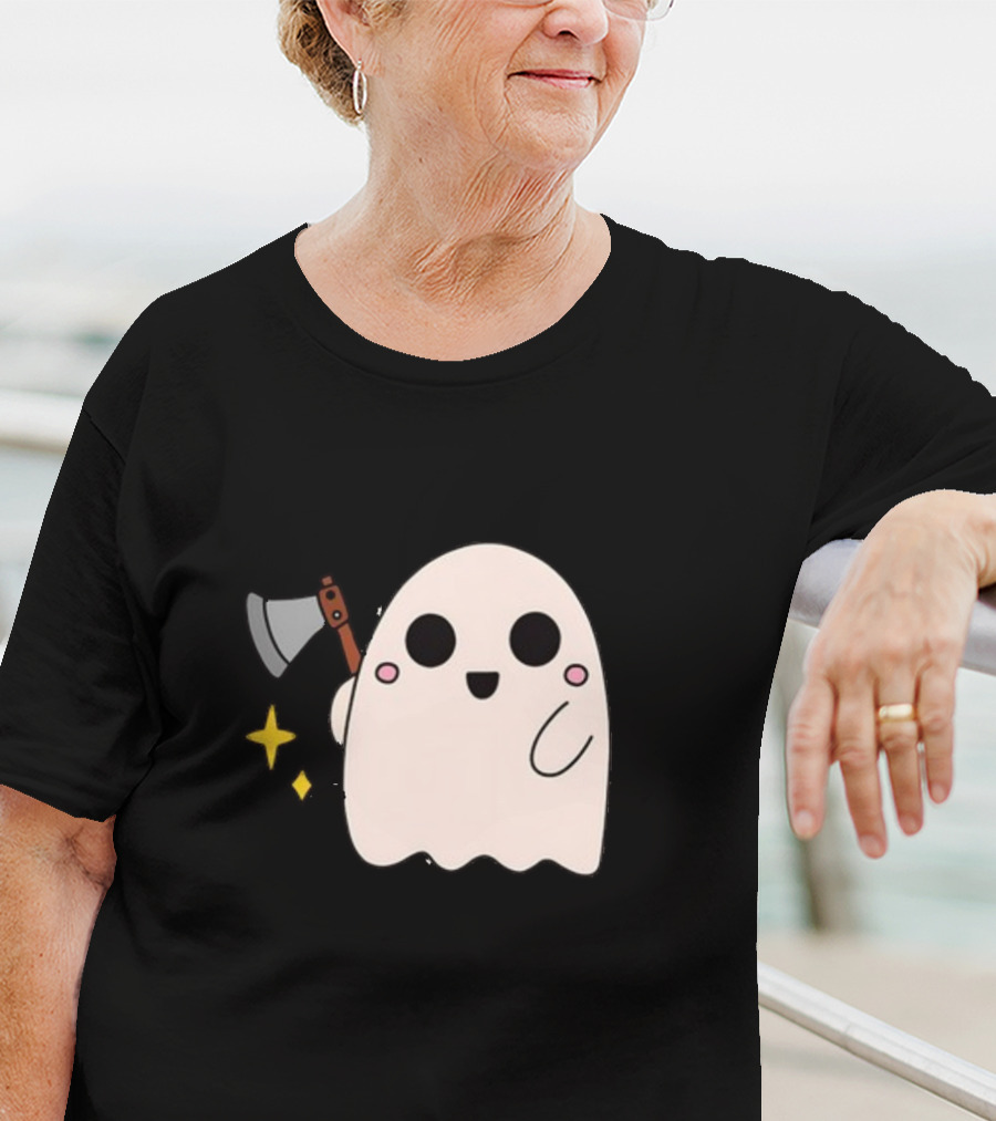 Your Face Pisses Me Off Ghost With Axe T-Shirt