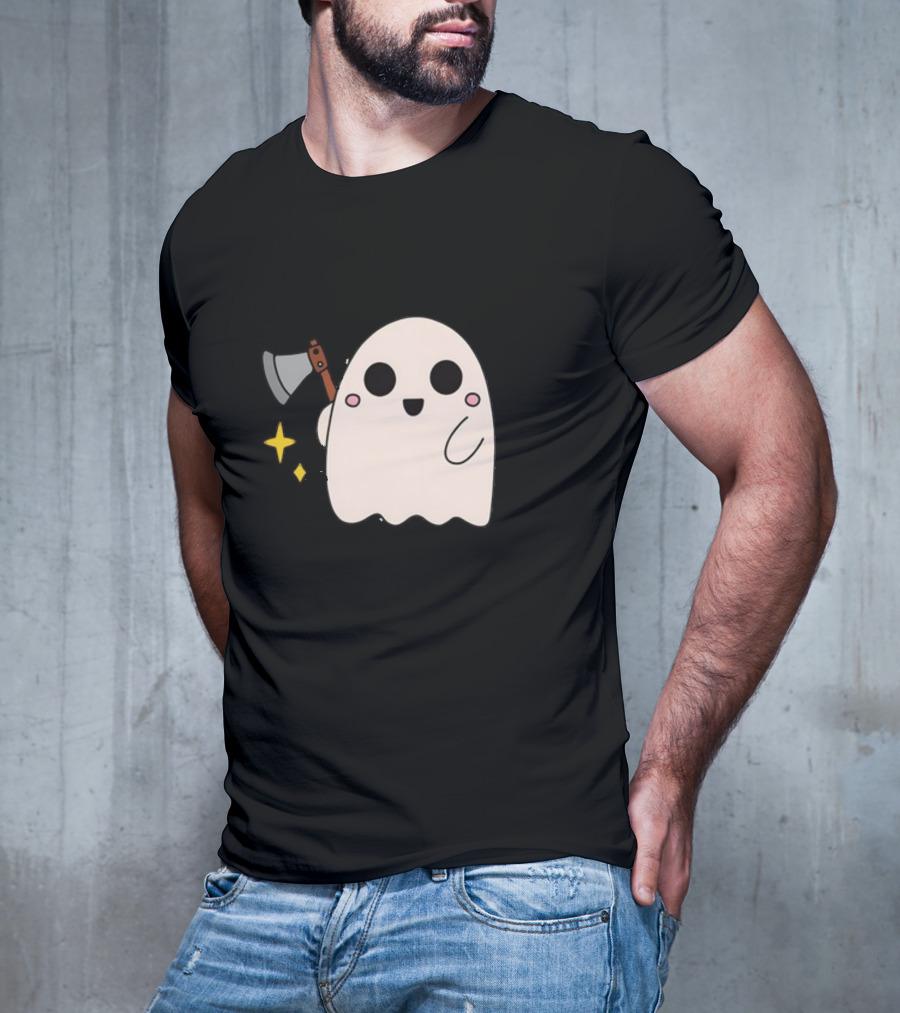 Your Face Pisses Me Off Ghost With Axe T-Shirt
