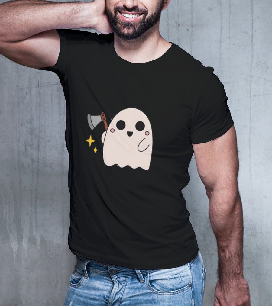 Your Face Pisses Me Off Ghost With Axe T-Shirt