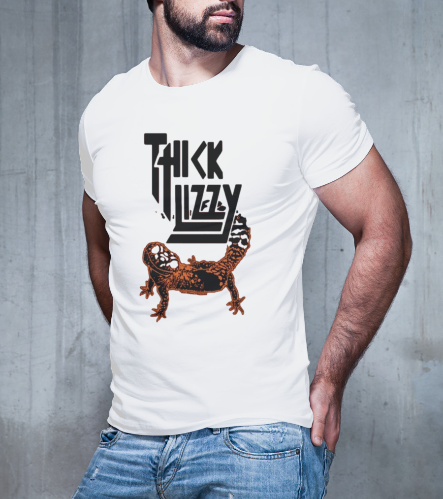 Thick Lizzy Folk Freegan Drunk Lizard T-Shirt