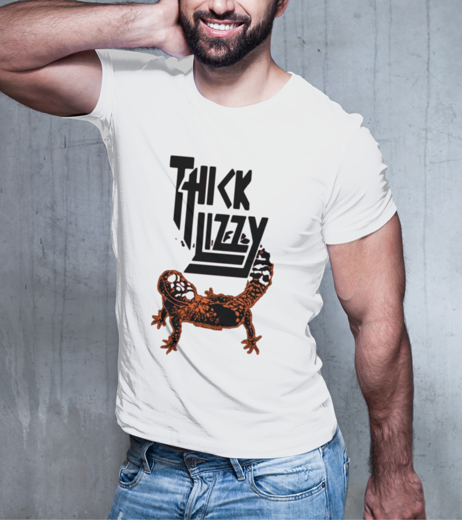 Thick Lizzy Folk Freegan Drunk Lizard T-Shirt