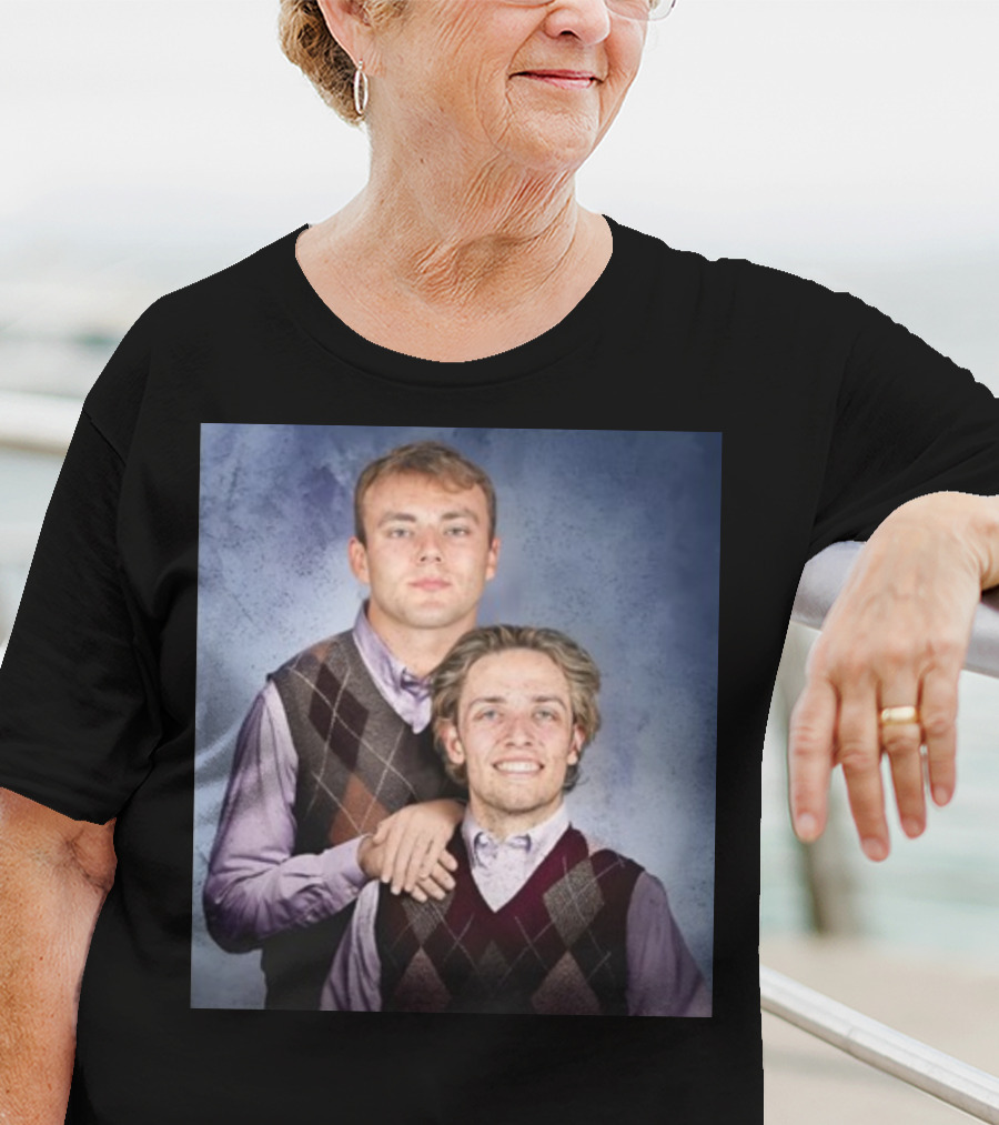 Carson Beck Brock Bowers Step Brothers Comedy Portrait T-Shirt