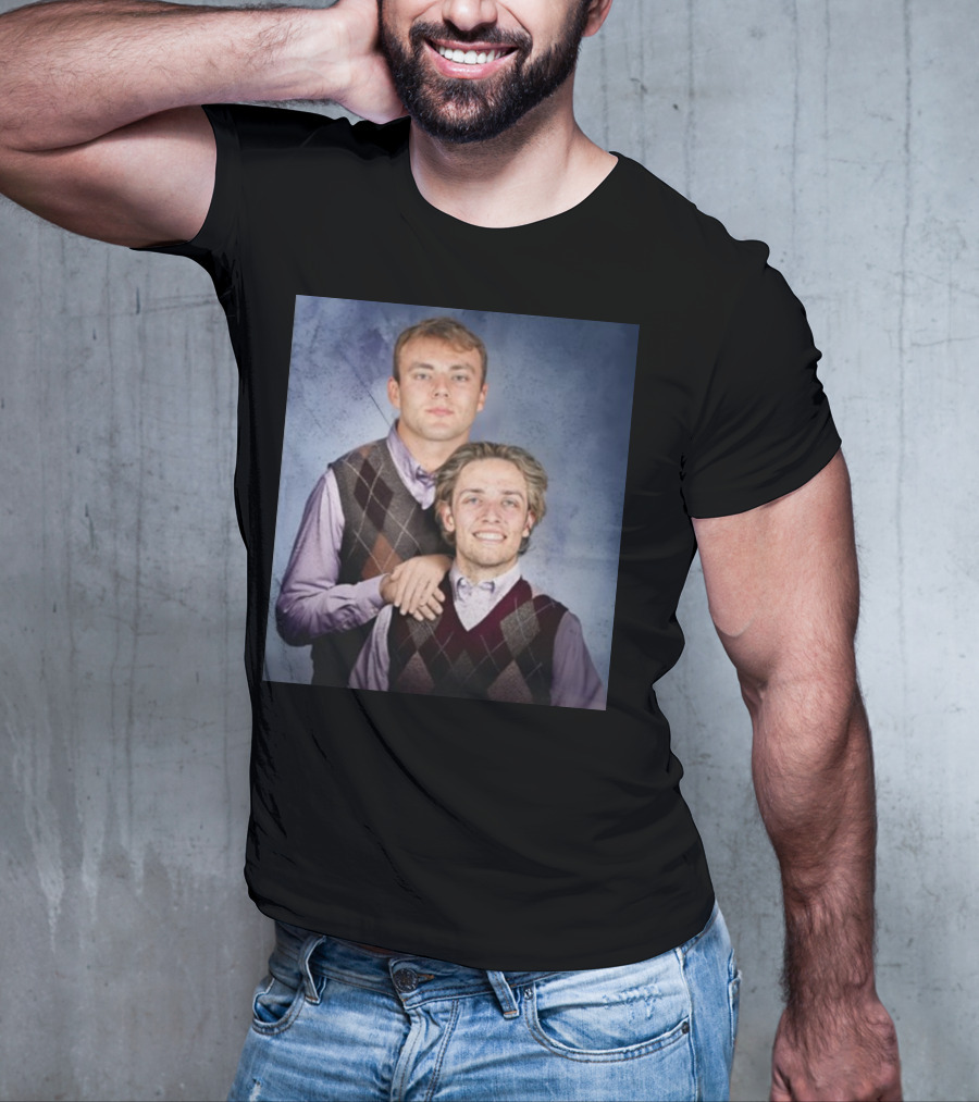Carson Beck Brock Bowers Step Brothers Comedy Portrait T-Shirt