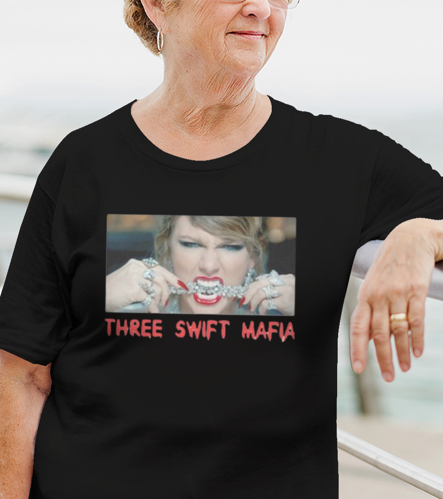 Dirtycottonmemphis Three Swift Mafia Bold Jewelry Image T-Shirt