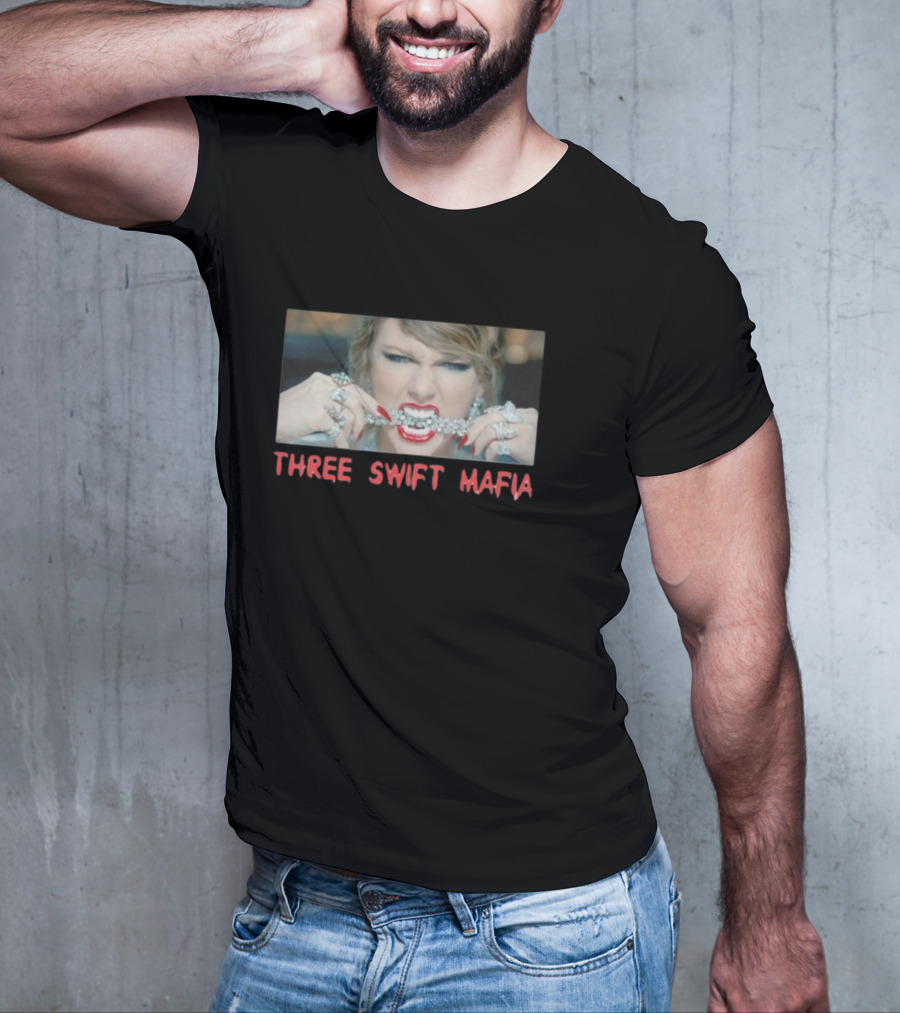Dirtycottonmemphis Three Swift Mafia Bold Jewelry Image T-Shirt