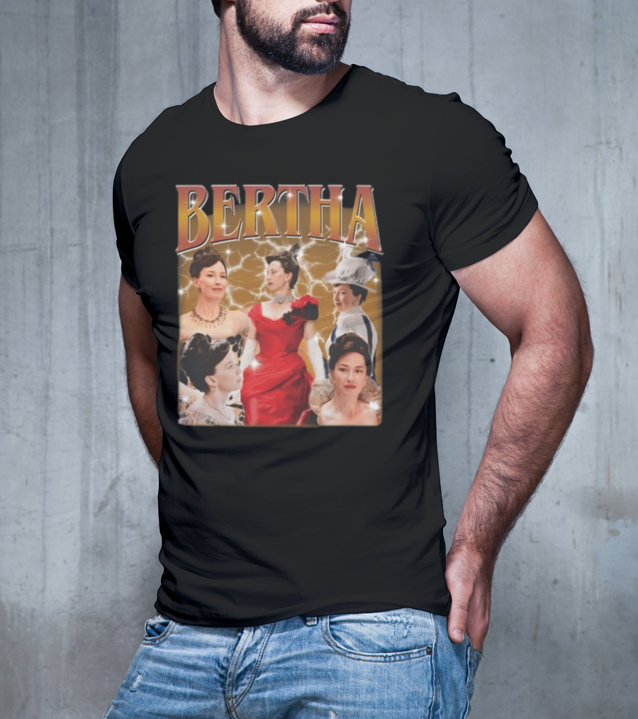 Bertha The Boss Glamorous Vintage Fashion Queens T-Shirt