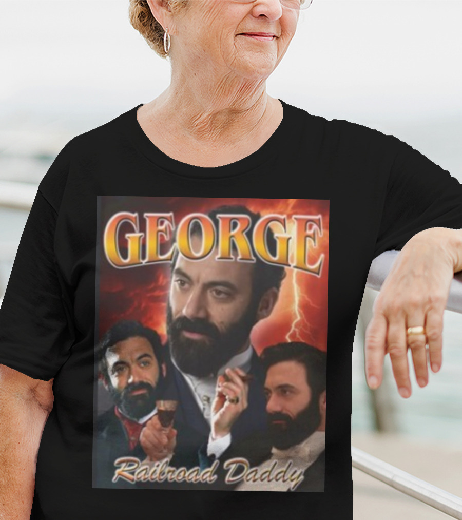 GEORGE Railroad Daddy Mummy Dearest Podcast T-Shirt