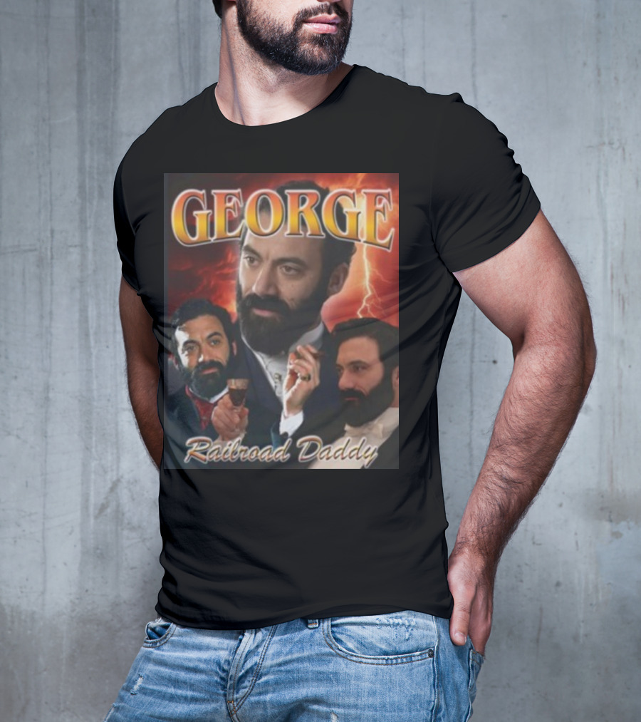 GEORGE Railroad Daddy Mummy Dearest Podcast T-Shirt