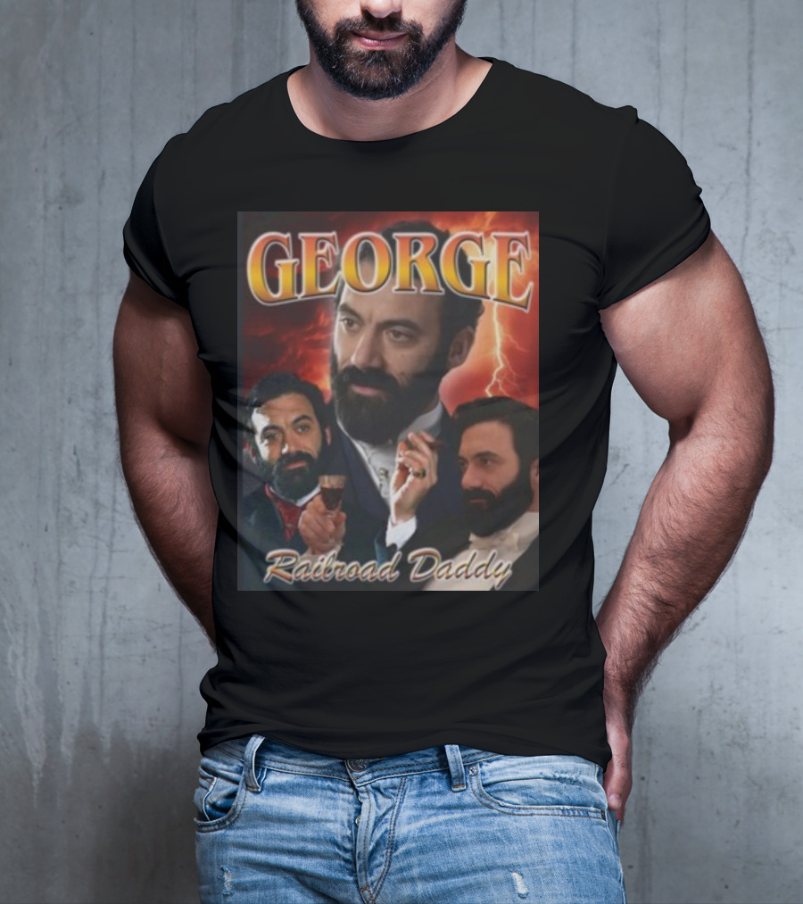 GEORGE Railroad Daddy Mummy Dearest Podcast T-Shirt