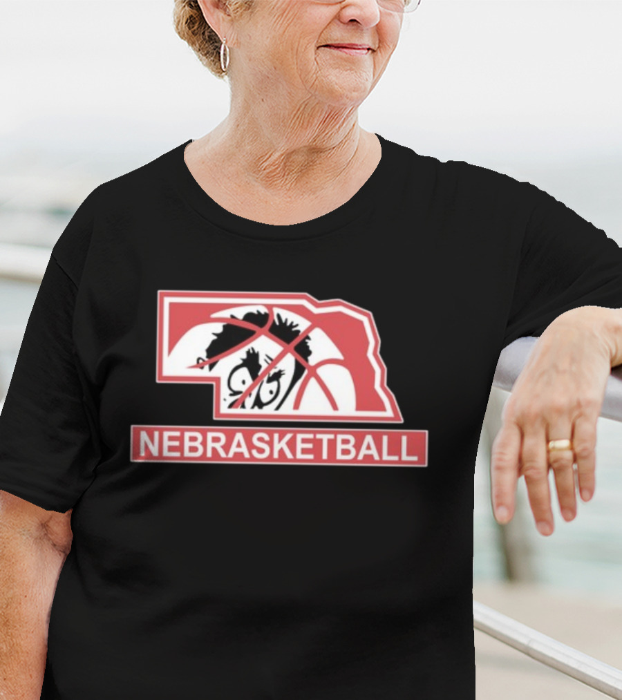 Nebraska Basketball Nebrasketball Lincoln State Mascot T-Shirt