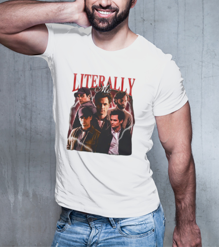 Notsafeforwear Joe Goldberg Literally Me Collage T-Shirt