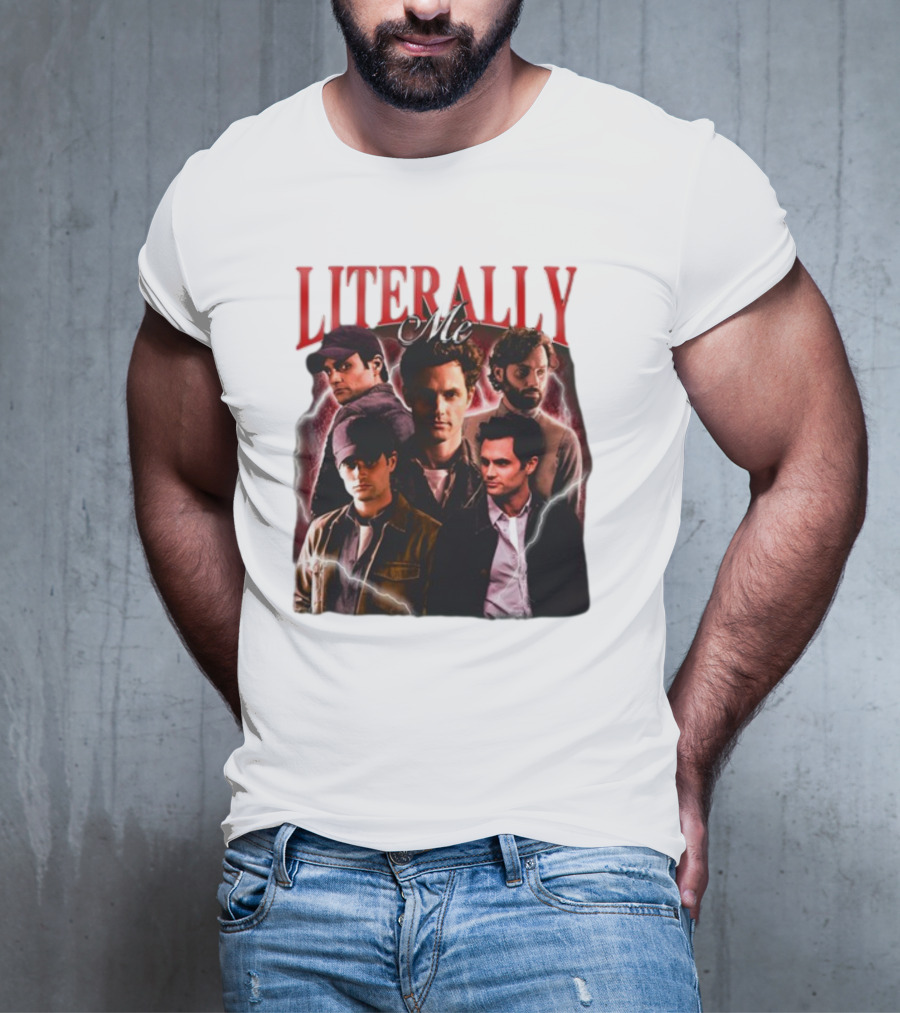 Notsafeforwear Joe Goldberg Literally Me Collage T-Shirt