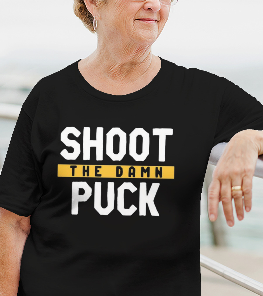 Pittsburgh Shoot The Damn Puck T-Shirt