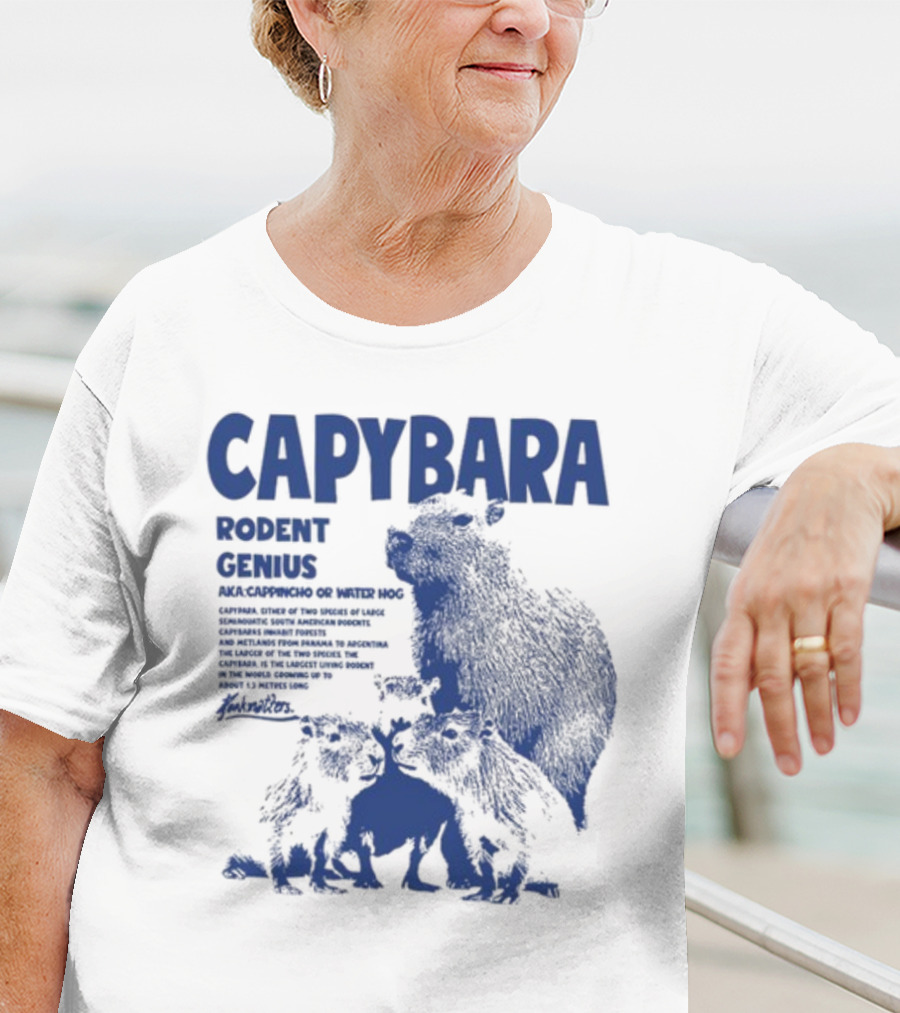 CAPYBARA Rodent Genius Aka Cappincho Or Water Hog T-Shirt