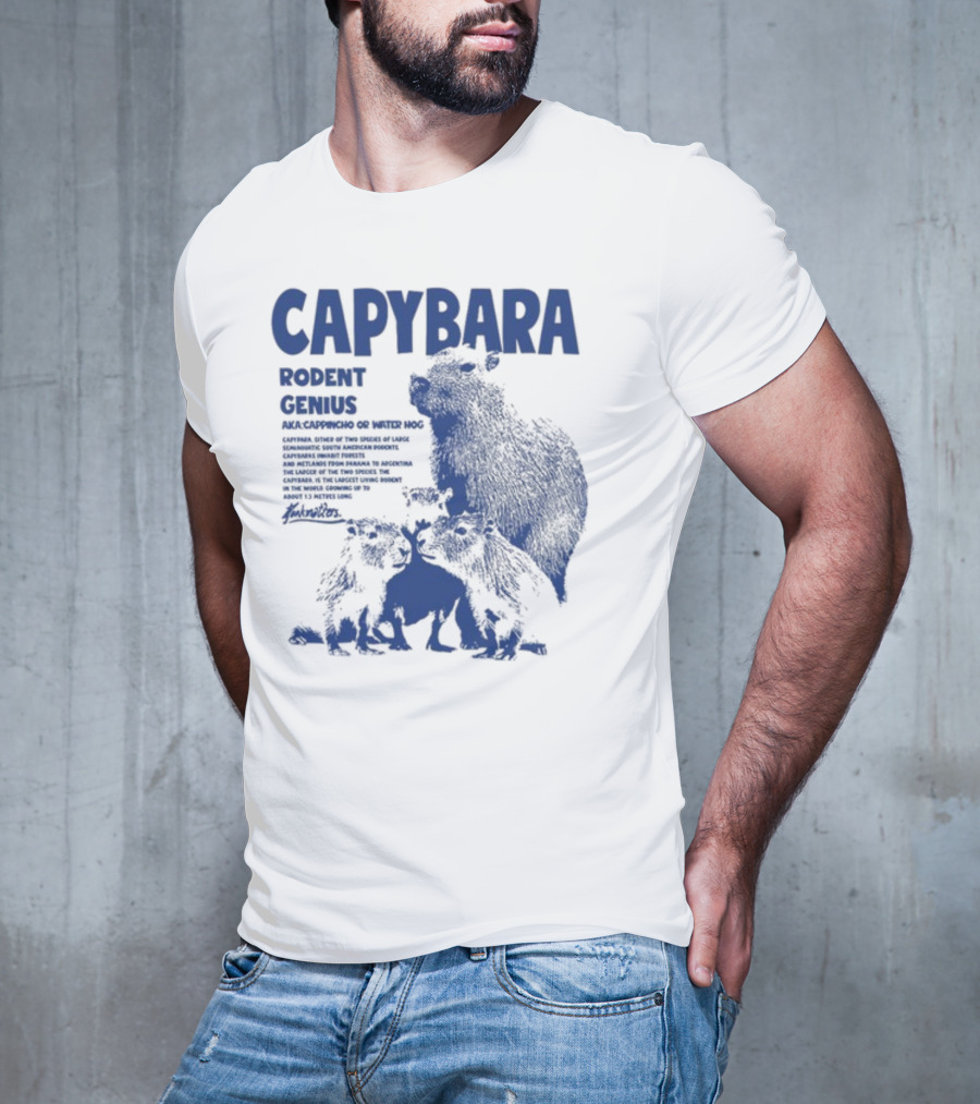 CAPYBARA Rodent Genius Aka Cappincho Or Water Hog T-Shirt