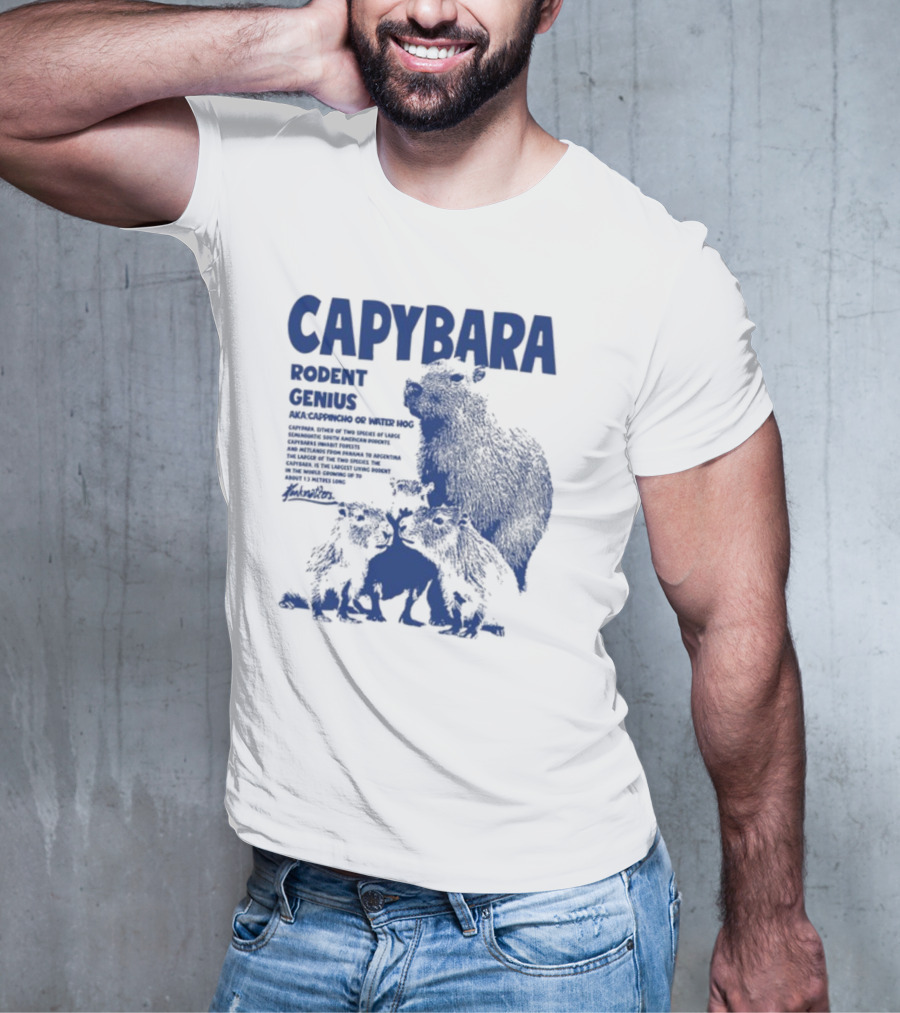 CAPYBARA Rodent Genius Aka Cappincho Or Water Hog T-Shirt