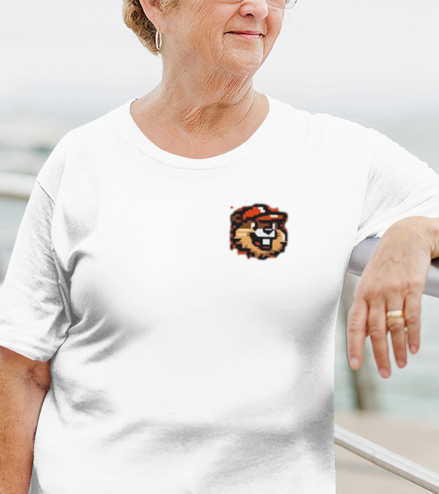 Digital Dam The Pac 2 Oregon State Beaver Retro Pixel T-Shirt