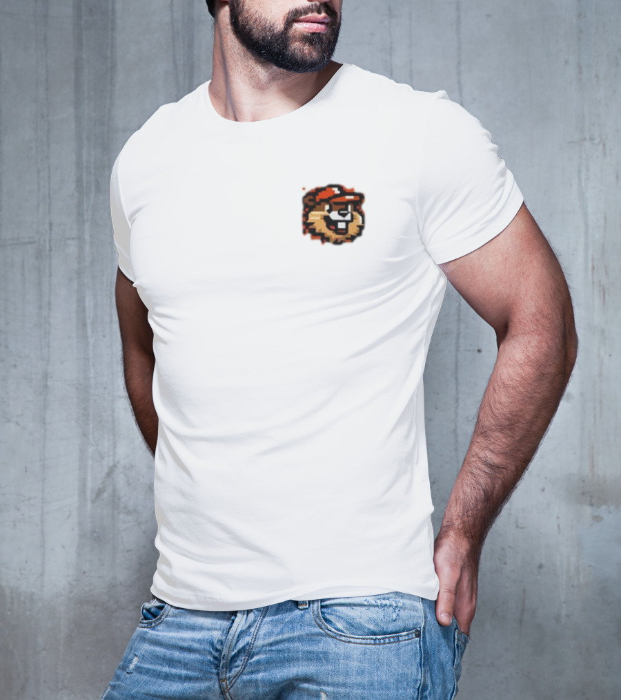 Digital Dam The Pac 2 Oregon State Beaver Retro Pixel T-Shirt