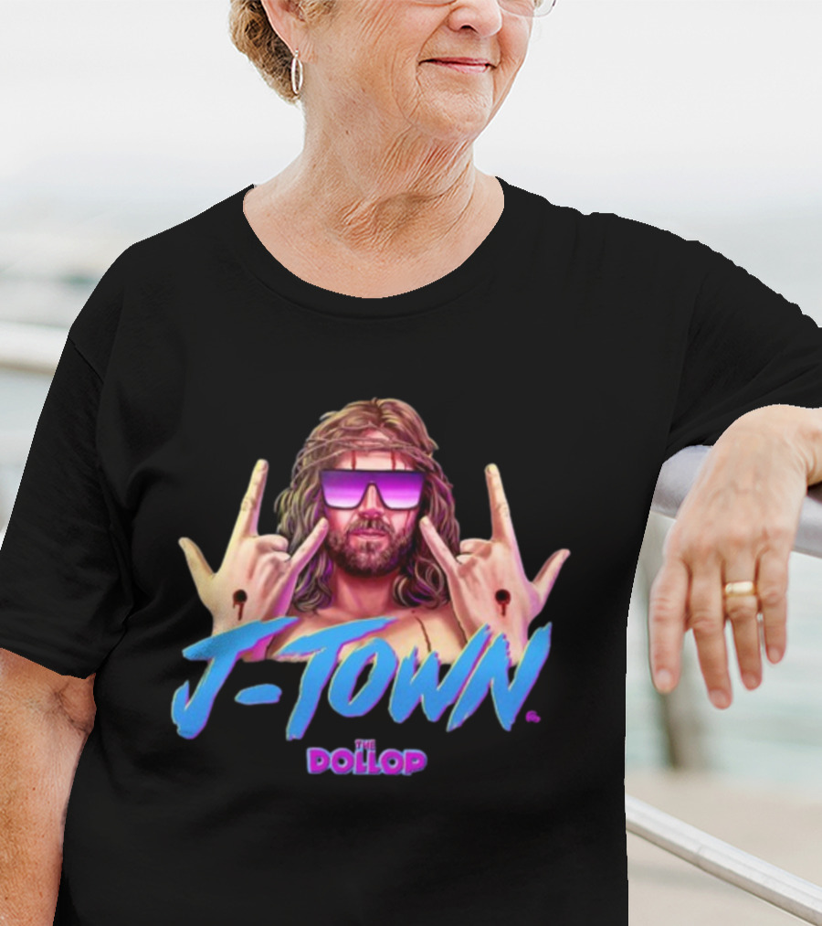 J Town The Dollop Retro Style Graphic By Jamesfosdike T-Shirt