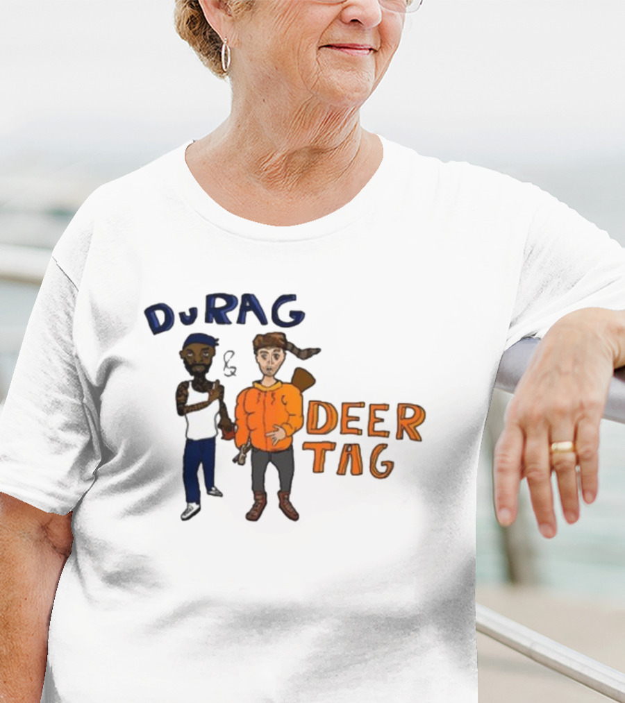 Topbananausa Store Durag Deer Tag T-Shirt
