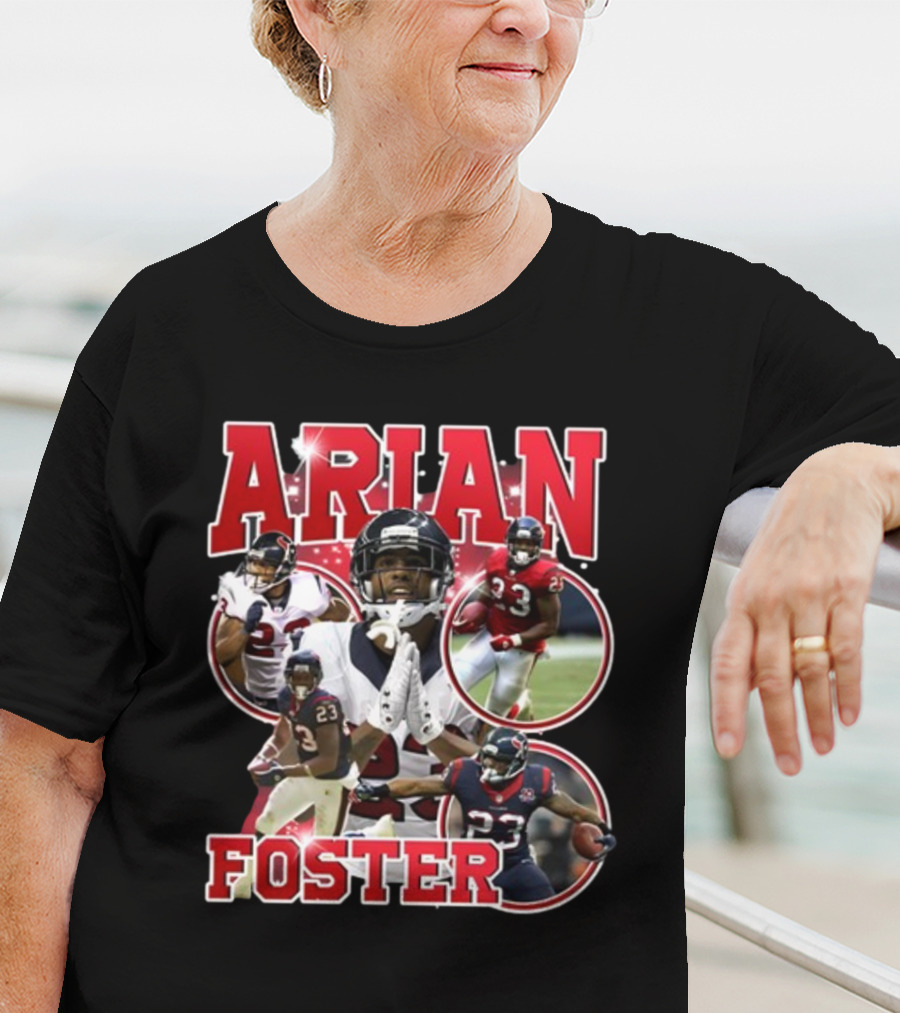 Vintagehouston Arian Foster Football Highlights Sports Star T-Shirt