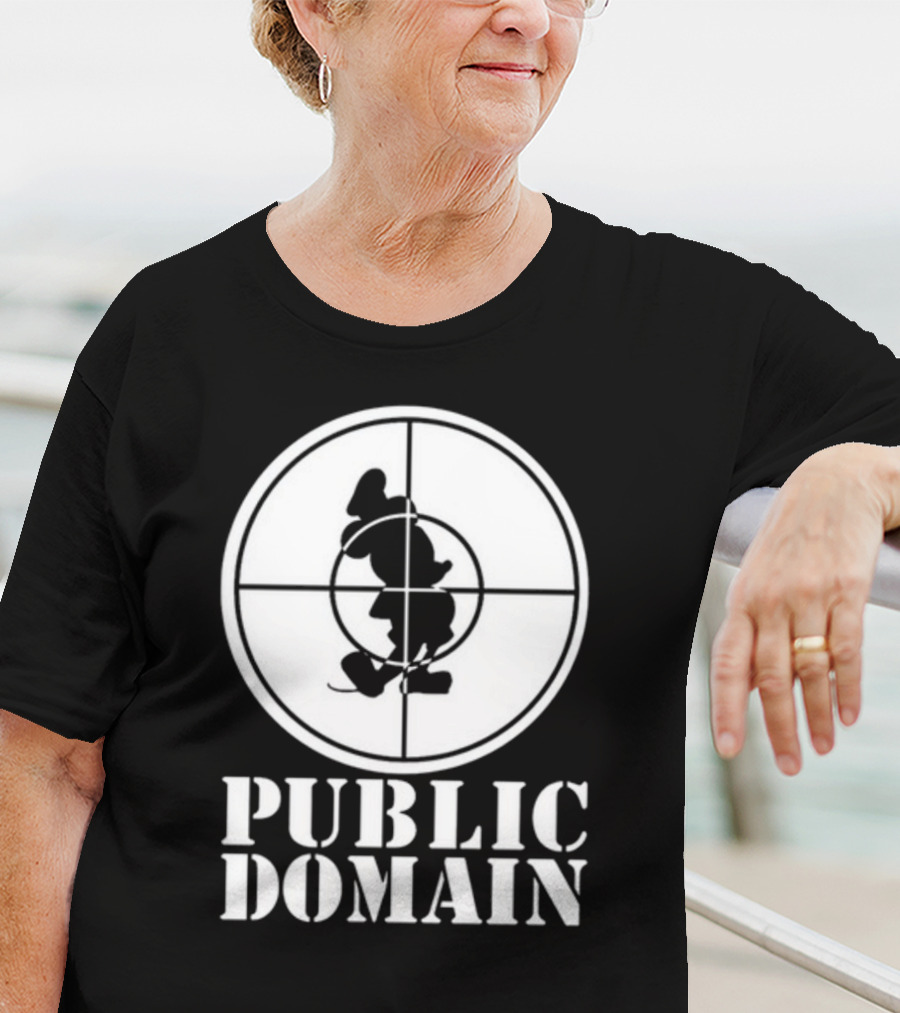 Public Domain Mickey Mouse Target T-Shirt