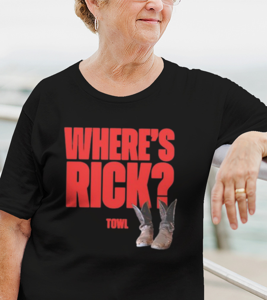The Walking Dead Where's Rick Boots Towl T-Shirt