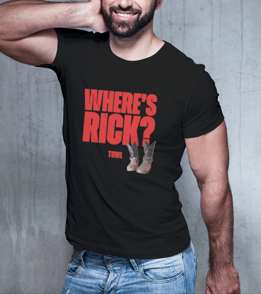 The Walking Dead Where's Rick Boots Towl T-Shirt