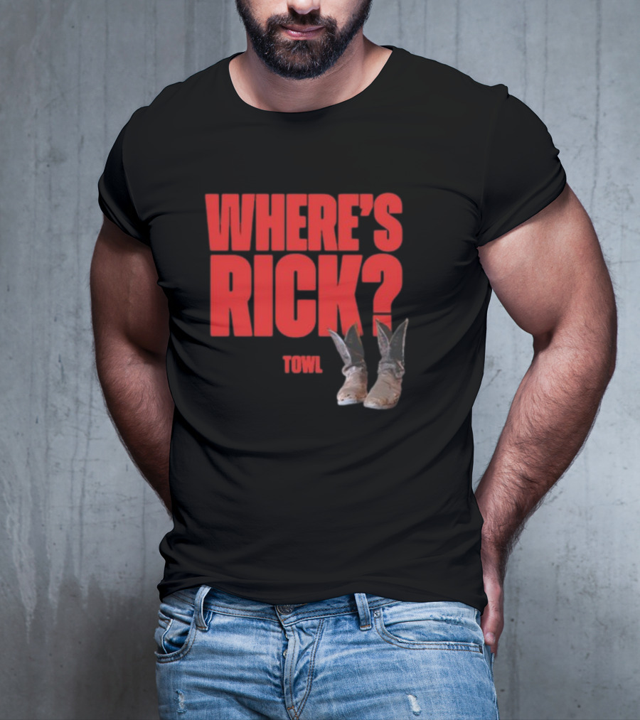 The Walking Dead Where's Rick Boots Towl T-Shirt