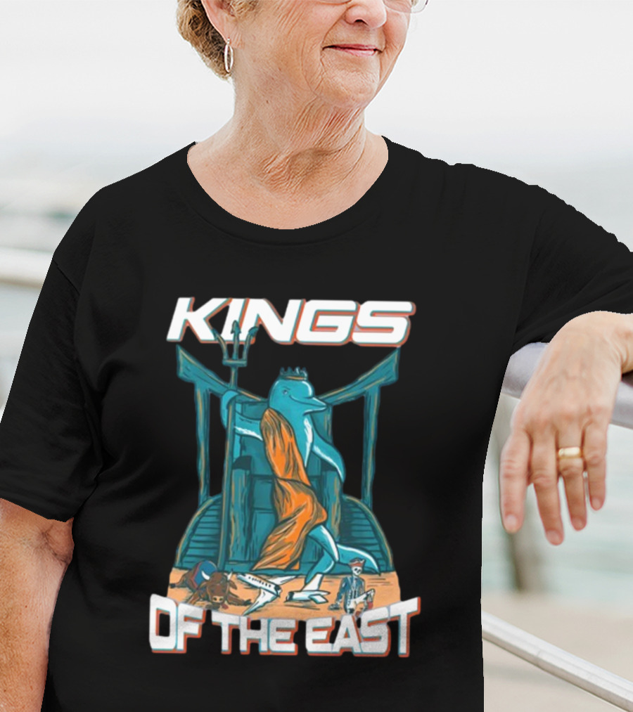Nickysmokess Miami Dolphins Kings Of The East T-Shirt