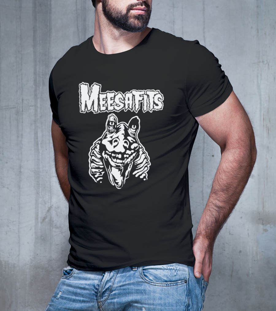 Punkwithacamera Meesafits Misfits Parody Jar Jar Binks T-Shirt